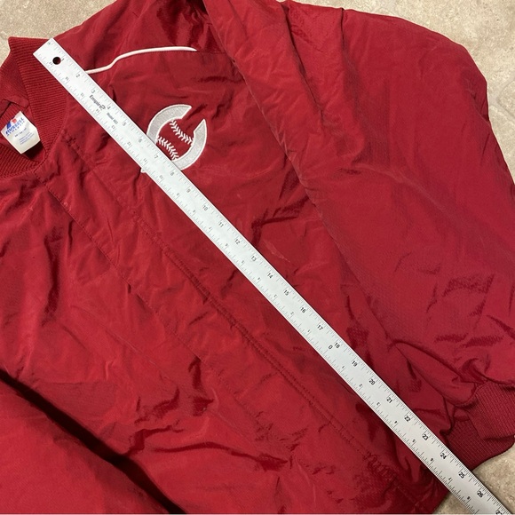 Cincinnati Reds Jacket M Measurement Red Good Condition - Picture 3 of 6
